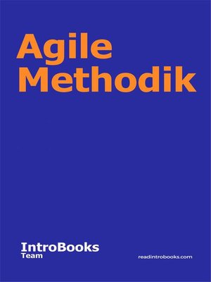 cover image of Agile Methodik